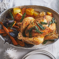 sage and lime roast chicken